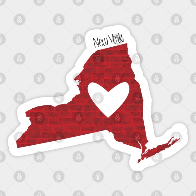 New York Sticker by justme321